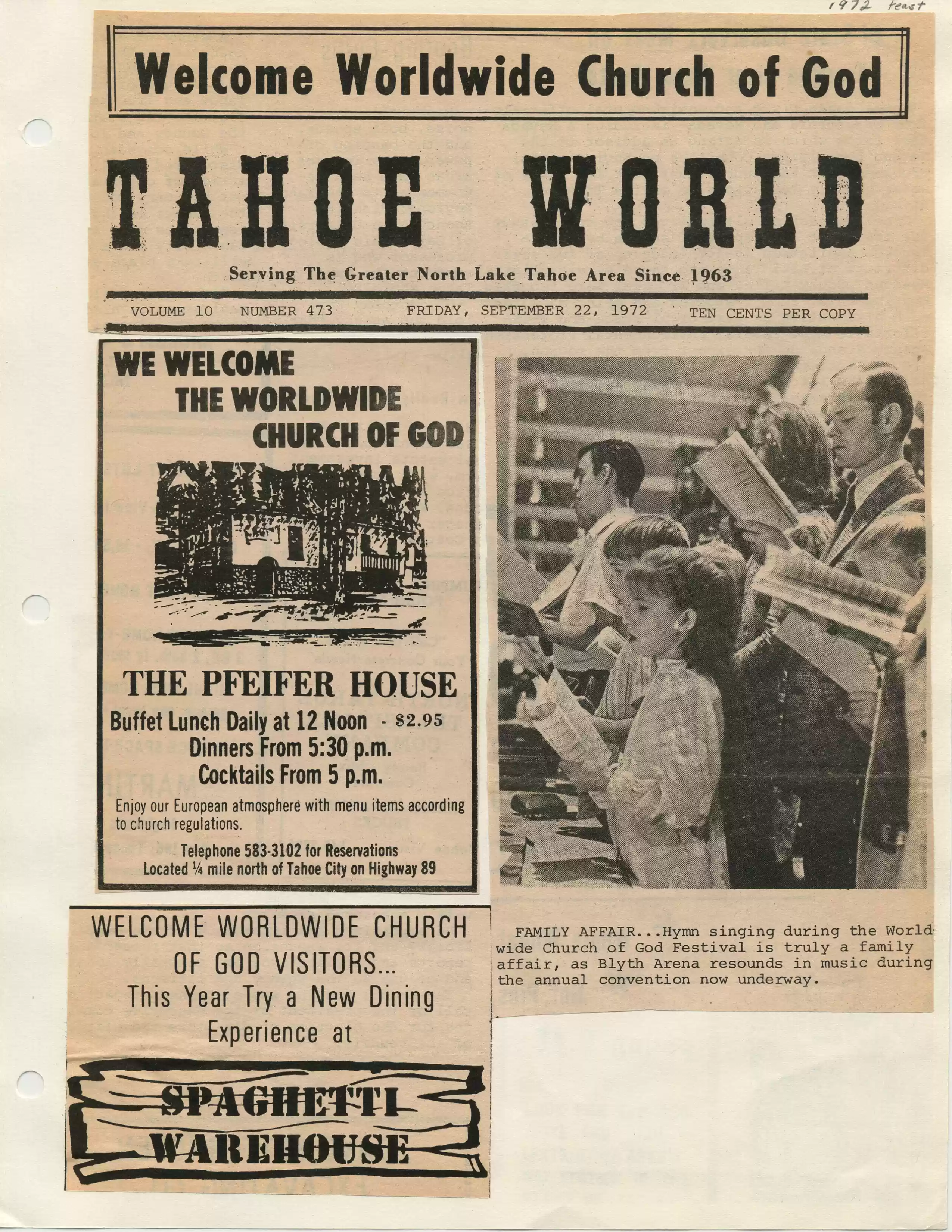 1. Tahoe World 9-22-72